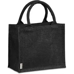 Okiyo Miyag Midi Jute Gift Bag Black